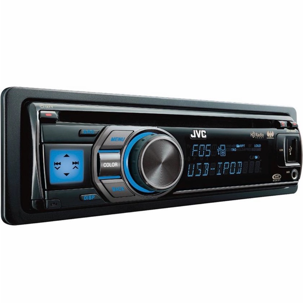 JVC Single Din Car Stereo with CD Receiver and Advanced Features